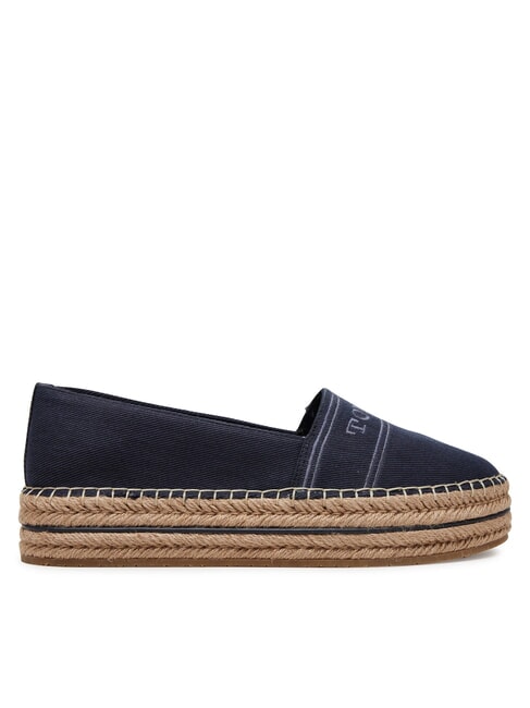 TH Espadrillas platform in canvas space blue - Scarpe Donna