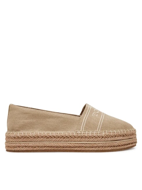 TH Espadrillas platform in canvas horseradish - Scarpe Donna