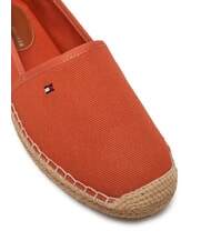 TOMMY HILFIGER TH Espadrillas da donna in canvas red - Scarpe Donna - 4