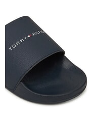 TOMMY HILFIGER TH Ciabatte da uomo con logo desert sky - Scarpe Uomo - 4