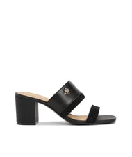 TOMMY HILFIGER TH Sandalo mule in pelle taco largo black - Scarpe Donna - 3