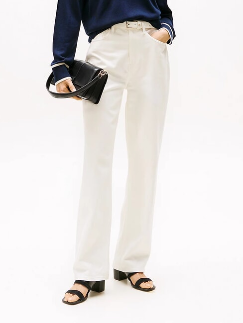 TH Sandalo mule in pelle taco largo black - Scarpe Donna