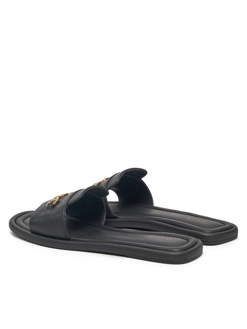 TH Ciabattine in pelle con logo black - Scarpe Donna