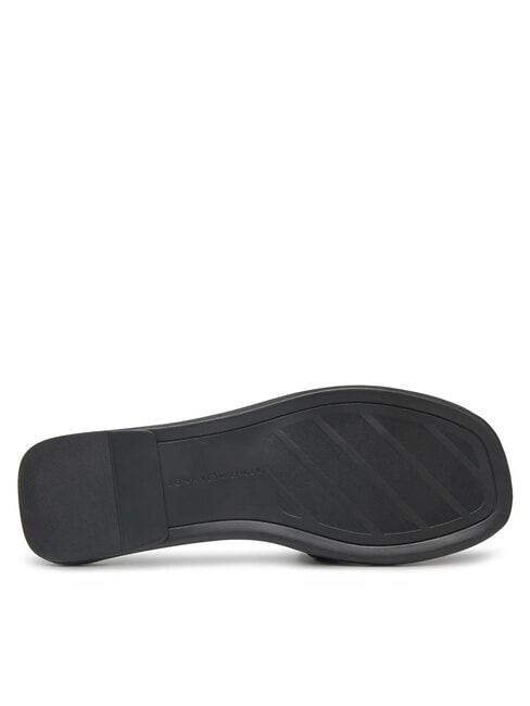 TH Ciabattine in pelle con logo black - Scarpe Donna