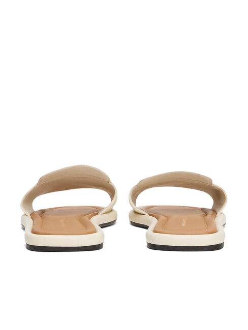 TH Ciabattine in pelle con logo muslin - Scarpe Donna