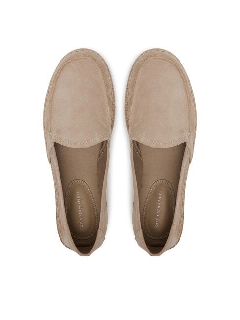 TH FLEX Espadrillas in pelle suede beige - Scarpe Uomo