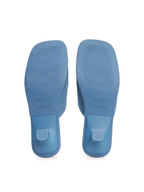 NOHO Ciabattine con tacco basso denim - Scarpe Donna