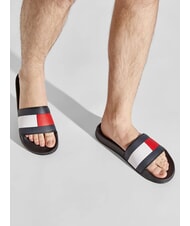 TOMMY HILFIGER TH FLAG POOL Ciabatte da uomo black - Scarpe Uomo - 7
