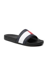TOMMY HILFIGER TH FLAG POOL Ciabatte da uomo black - Scarpe Uomo - 8