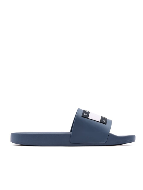 TOMMY JEANS Pool Slide Ciabatte in gomma blue coast - Scarpe Uomo