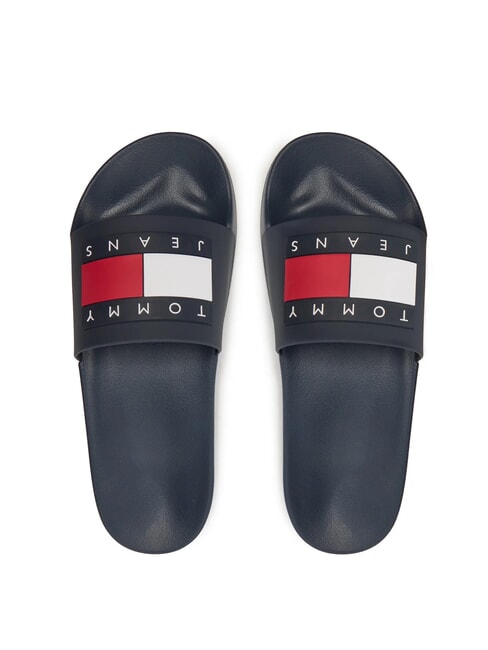 TOMMY JEANS Pool Slide Ciabatte in gomma dark night navy - Scarpe Uomo