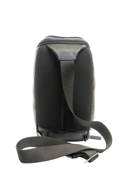 X1 Zaino monospalla in pelle Nero - Tracolle Uomo