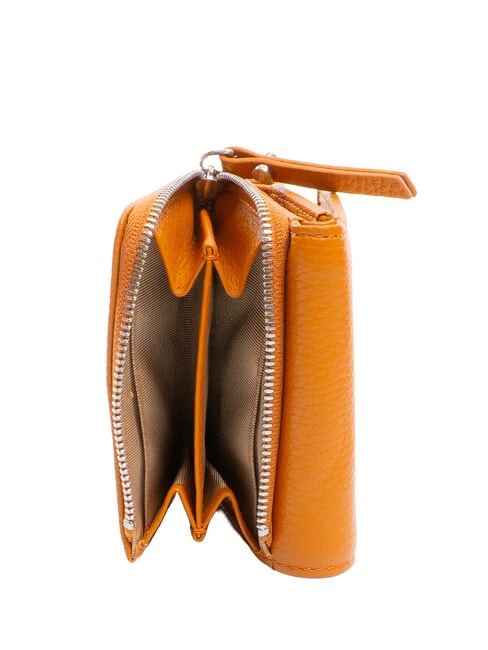 WALLETS GRAIN Portafoglio piccolo in pelle martellata spice - Portafogli Donna