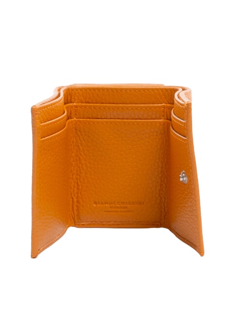 WALLETS GRAIN Portafoglio piccolo in pelle martellata spice - Portafogli Donna