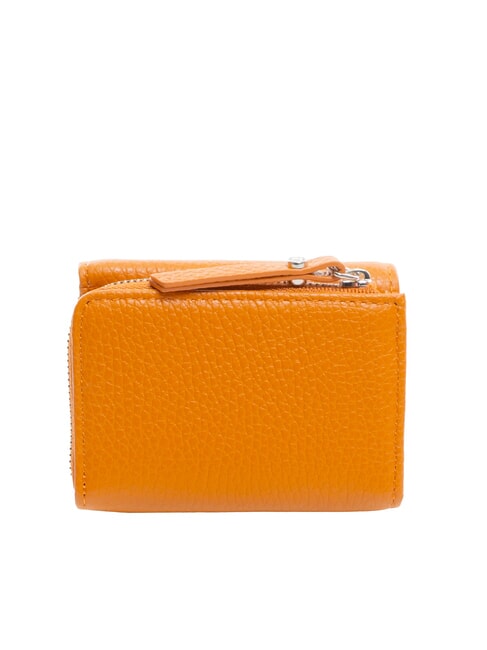 WALLETS GRAIN Portafoglio piccolo in pelle martellata spice - Portafogli Donna