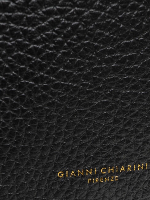 CECILE Borsa a spalla in pelle martellata Nero - Borse Donna