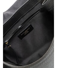 GIANNI CHIARINI CECILE Borsa a spalla in pelle martellata Nero - Borse Donna - 4