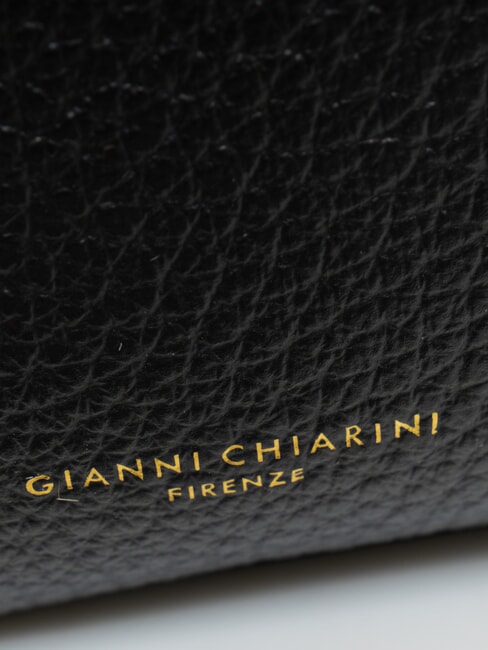 BROOKE Borsa a tracolla in pelle martellata Nero - Borse Donna