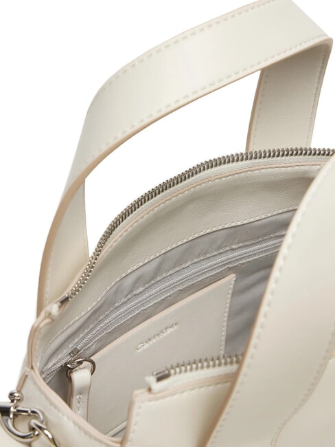 SIGNATURE LOGO STRAP Borsa a mano, con tracolla lily white - Borse Donna