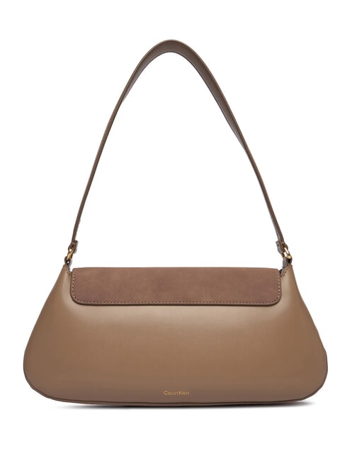 SUEDED ENGRAVED Borsa a spalla desert taupe - Borse Donna