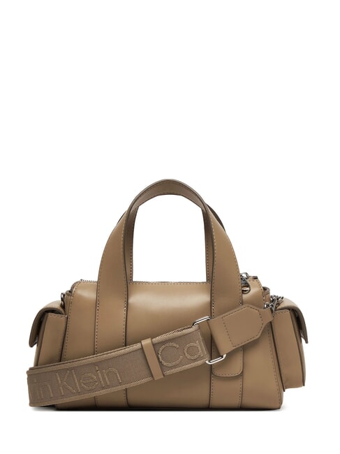 SIGNATURE LOGO STRAP Borsa a mano, con tracolla desert taupe - Borse Donna