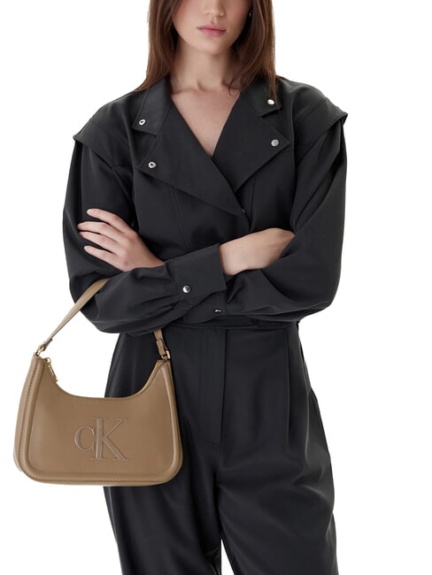 BOLD MONOGRAM Borsa a spalla desert taupe - Borse Donna