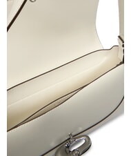 CALVIN KLEIN ENGRAVED Borsa a spalla lily white - Borse Donna - 4