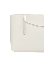 CALVIN KLEIN EMBOSSED LOGO Borsa a spalla lily white - Borse Donna - 3