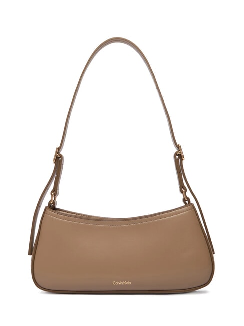 HARDWARE MONOGRAM Borsa a spalla desert taupe - Borse Donna