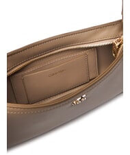 CALVIN KLEIN HARDWARE MONOGRAM Borsa a spalla desert taupe - Borse Donna - 4