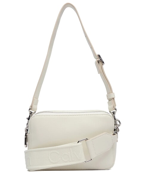 SIGNATURE LOGO STRAP Borsa camera case doppia funzione lily white - Borse Donna