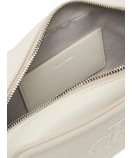 CALVIN KLEIN BOLD MONOGRAM Mini Bag a tracolla lily white - Borse Donna - 4