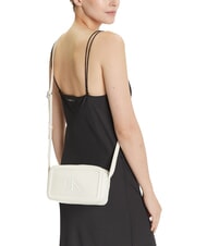 CALVIN KLEIN BOLD MONOGRAM Mini Bag a tracolla lily white - Borse Donna - 5