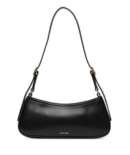 CALVIN KLEIN HARDWARE MONOGRAM Borsa a spalla black / antique light gold - Borse Donna - 3