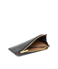 CALVIN KLEIN EMBOSSED LOGO Portacard con anello portachiavi black/toasted coconut - Portafogli Donna - 3