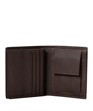 CALVIN KLEIN FOIL EMBOSSED Portafoglio in pelle ck dark brown - Portafogli Uomo - 2