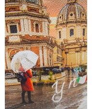 YNOT YESBAG Borsa hobo a spalla con tascona rome raining - Borse Donna - 3