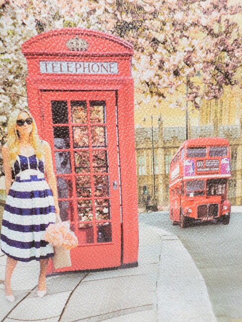 YESBAG SPECIAL Borsa media a spalla english rose - Borse Donna