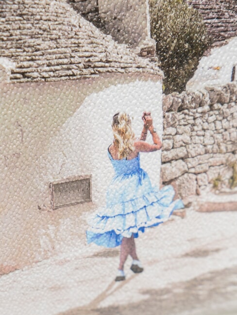 YESBAG Borsa hobo grande a tracolla alice in trulli - Borse Donna