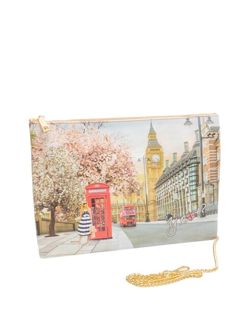 YESBAG SPECIAL Pochette busta tracolla in metallo english rose - Borse Donna