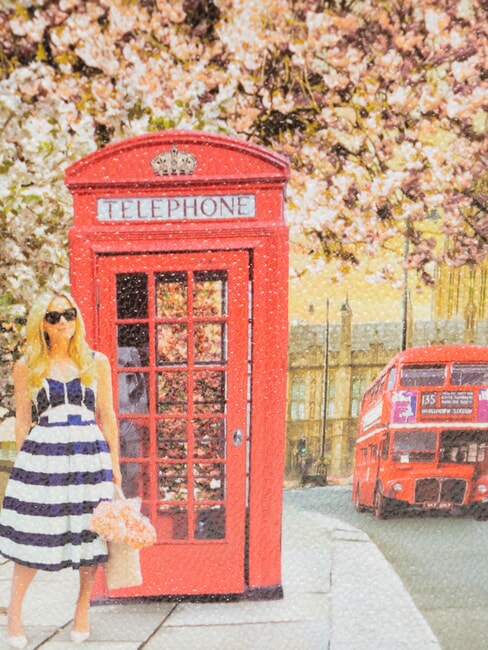 YESBAG SPECIAL Pochette busta tracolla in metallo english rose - Borse Donna