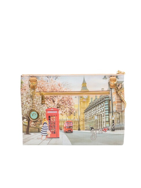 YESBAG SPECIAL Pochette busta tracolla in metallo english rose - Borse Donna