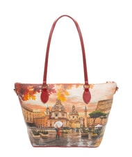 YNOT YESBAG Borsa shopping media a spalla rome raining - Borse Donna - 3