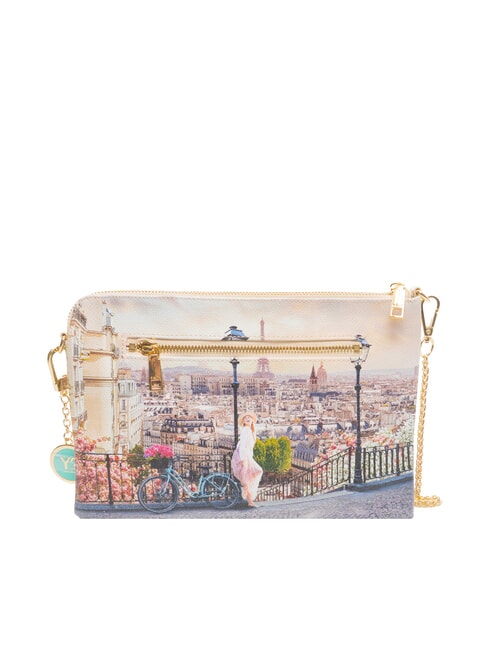 YESBAG Pochette con tracolla metallica promenade - Borse Donna