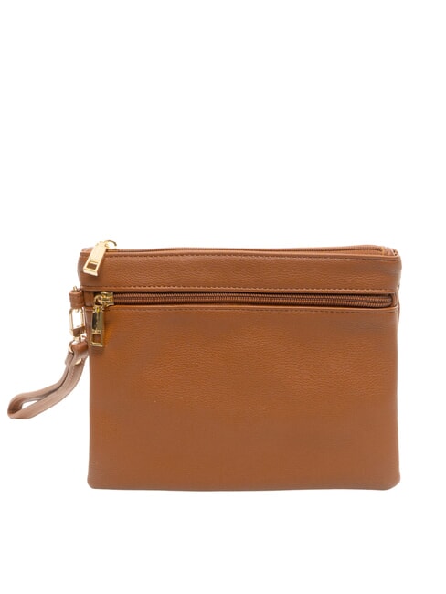LOVERS Pochette busta con polsierina tan - Borse Donna