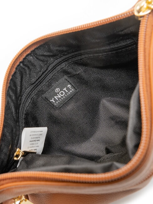 LOVERS Pochette busta con polsierina tan - Borse Donna