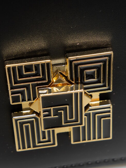 LUCY Borsa a tracolla con flap NERO - Borse Donna