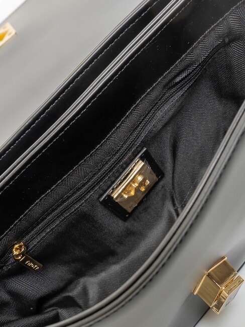 LUCY Borsa a tracolla con flap NERO - Borse Donna