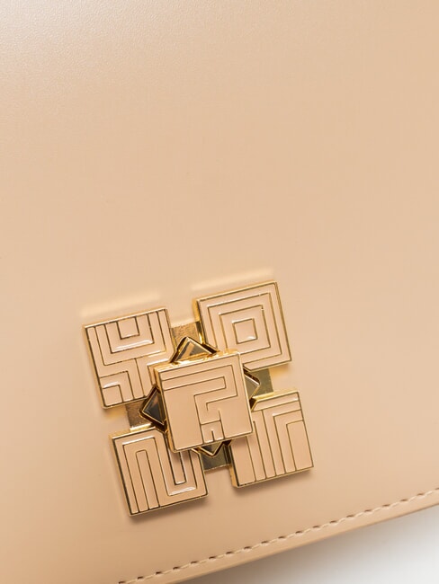 LUCY Borsa a tracolla con flap sand - Borse Donna