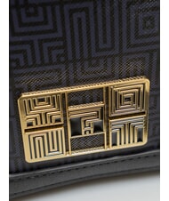 YNOT LABIRINT Borsa a tracolla inserto catena NERO - Borse Donna - 3